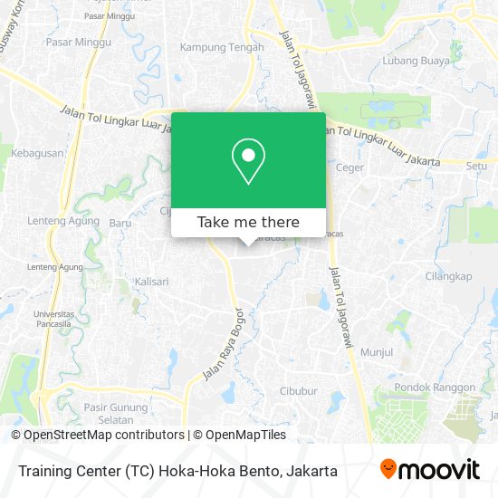 Training Center (TC) Hoka-Hoka Bento map