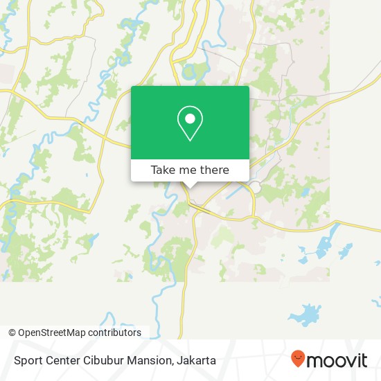 Sport Center Cibubur Mansion map