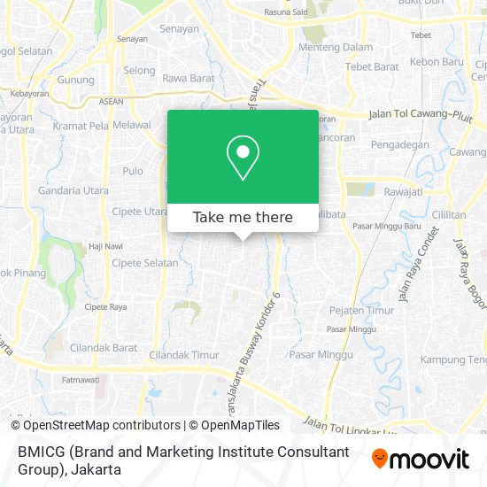 BMICG (Brand and Marketing Institute Consultant Group) map