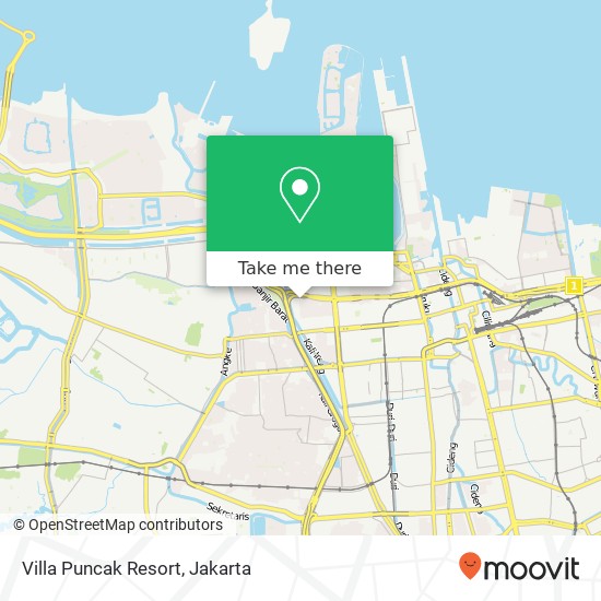 Villa Puncak Resort map