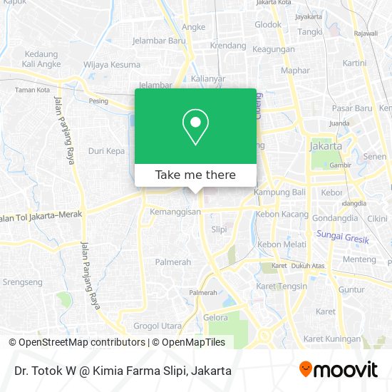 Dr. Totok W @ Kimia Farma Slipi map