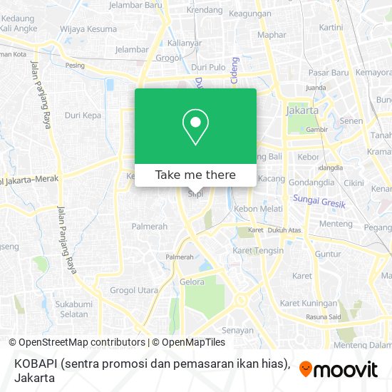 KOBAPI (sentra promosi dan pemasaran ikan hias) map