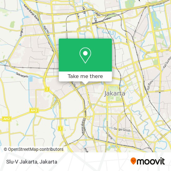 Slu-V Jakarta map