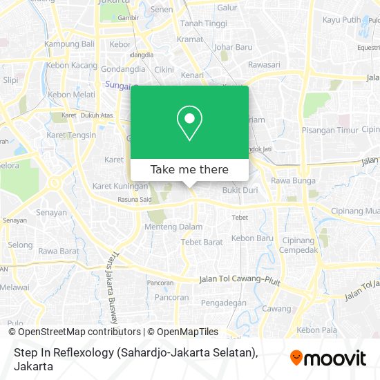 Step In Reflexology (Sahardjo-Jakarta Selatan) map