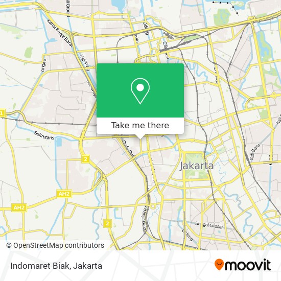 Indomaret Biak map