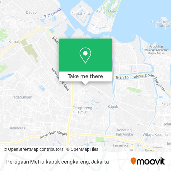 Pertigaan Metro kapuk cengkareng map