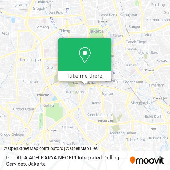 PT. DUTA ADHIKARYA NEGERI  Integrated Drilling Services map