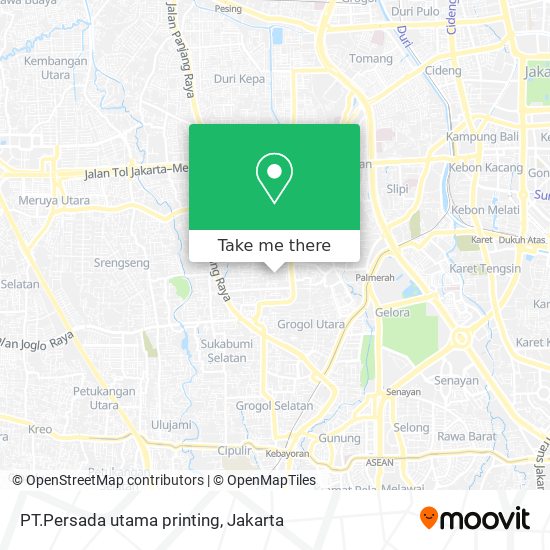 PT.Persada utama printing map