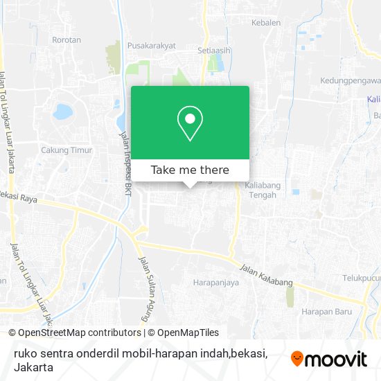 ruko sentra onderdil mobil-harapan indah,bekasi map