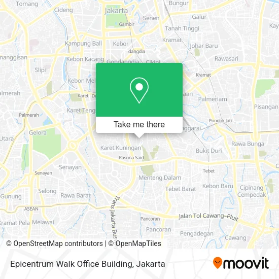Epicentrum Walk Office Building map