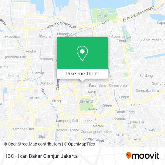 IBC - Ikan Bakar Cianjur map