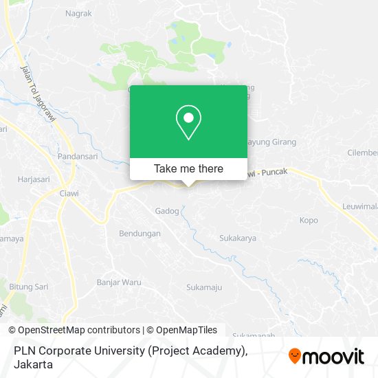 PLN Corporate University (Project Academy) map