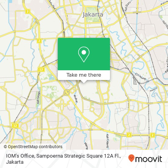 IOM's Office, Sampoerna Strategic Square 12A Fl. map