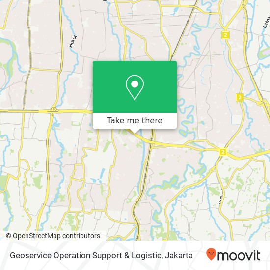 Geoservice Operation Support & Logistic map