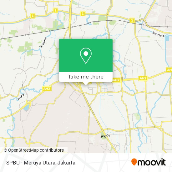 SPBU - Meruya Utara map