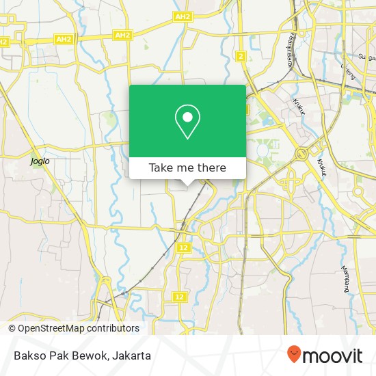 Bakso Pak Bewok map