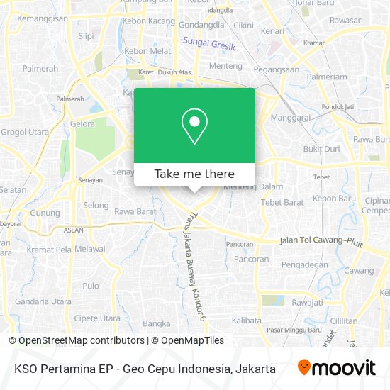 KSO Pertamina EP - Geo Cepu Indonesia map