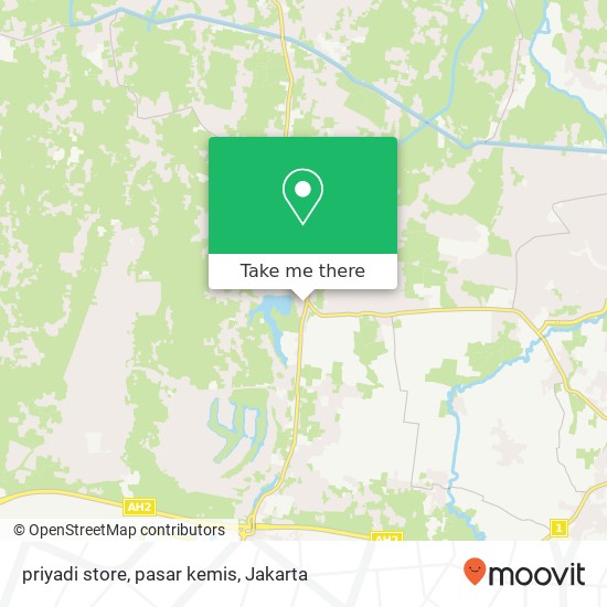 priyadi store, pasar kemis map