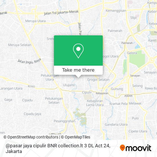 @pasar jaya cipulir BNR collection.lt 3 DL Act 24 map