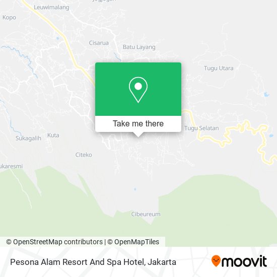 Pesona Alam Resort And Spa Hotel map