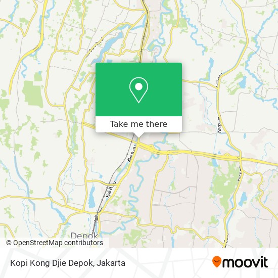 Kopi Kong Djie Depok map