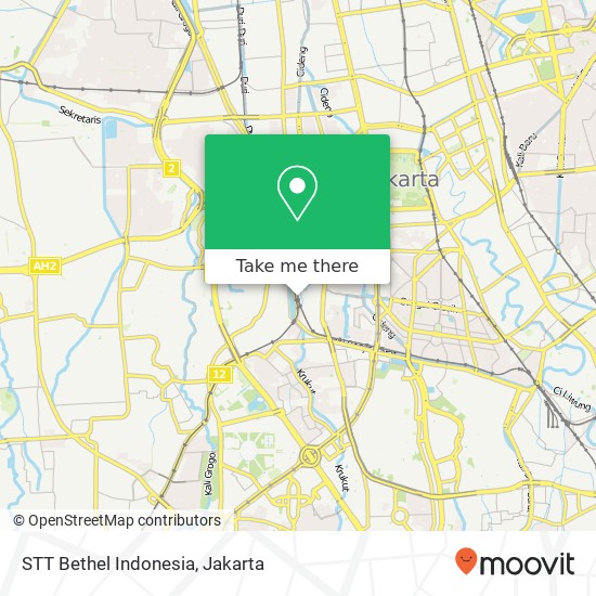 STT Bethel Indonesia map