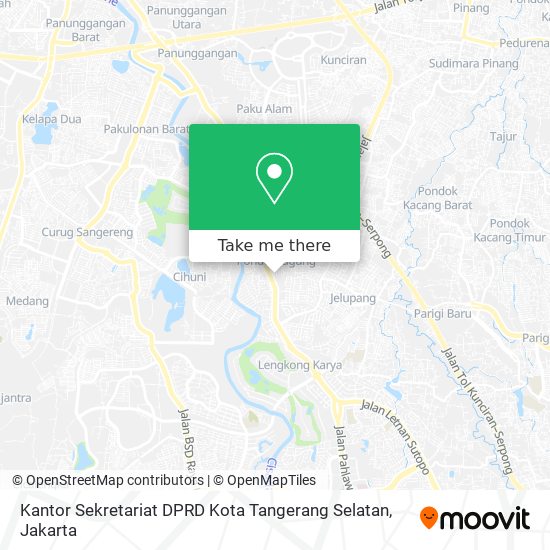 Kantor Sekretariat DPRD Kota Tangerang Selatan map