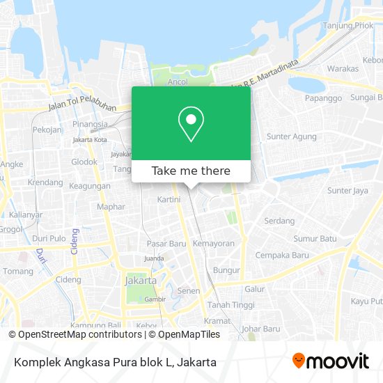 Komplek Angkasa Pura blok L map