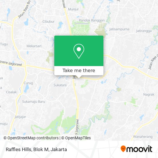 Raffles Hills, Blok M map