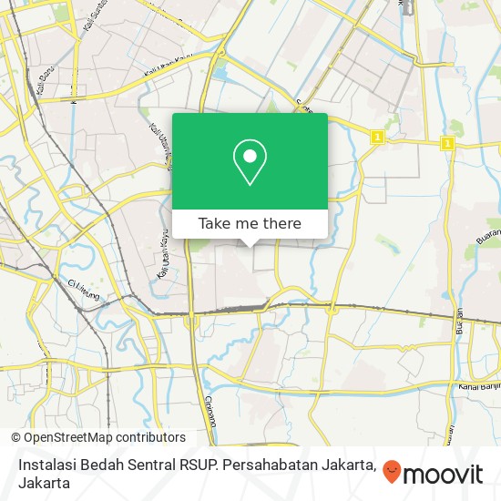 Instalasi Bedah Sentral RSUP. Persahabatan Jakarta map