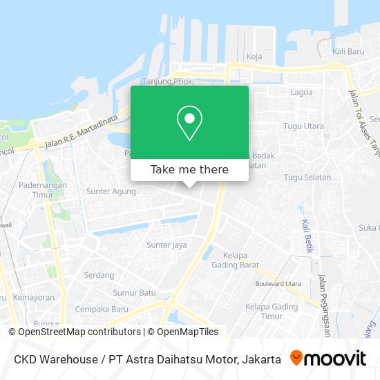 CKD Warehouse / PT Astra Daihatsu Motor map