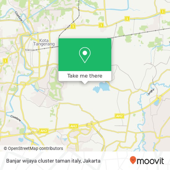 Banjar wijaya cluster taman italy map