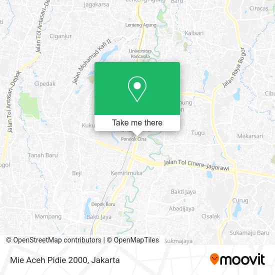 Mie Aceh Pidie 2000 map