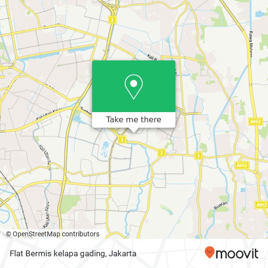 Flat Bermis kelapa gading map