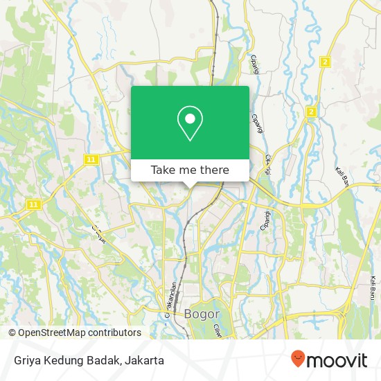 Griya Kedung Badak map