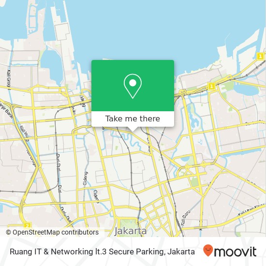 Ruang IT & Networking lt.3 Secure Parking map