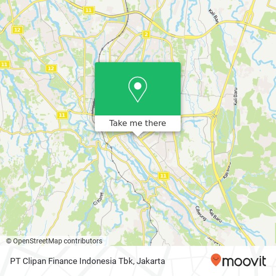 PT Clipan Finance Indonesia Tbk map