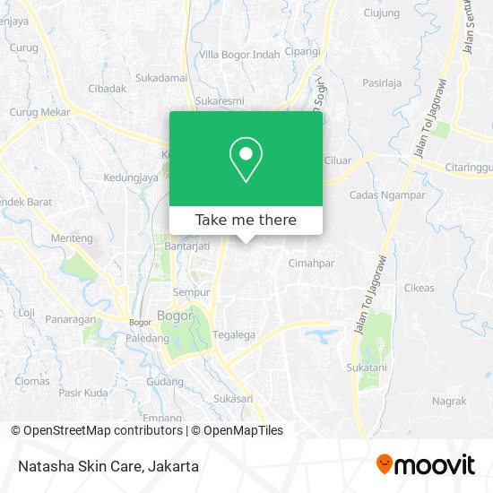 Natasha Skin Care map