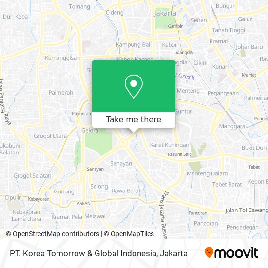 PT. Korea Tomorrow & Global Indonesia map