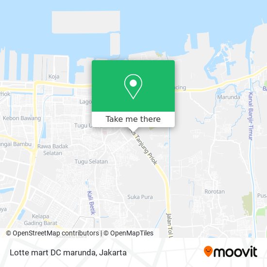 Lotte mart DC marunda map