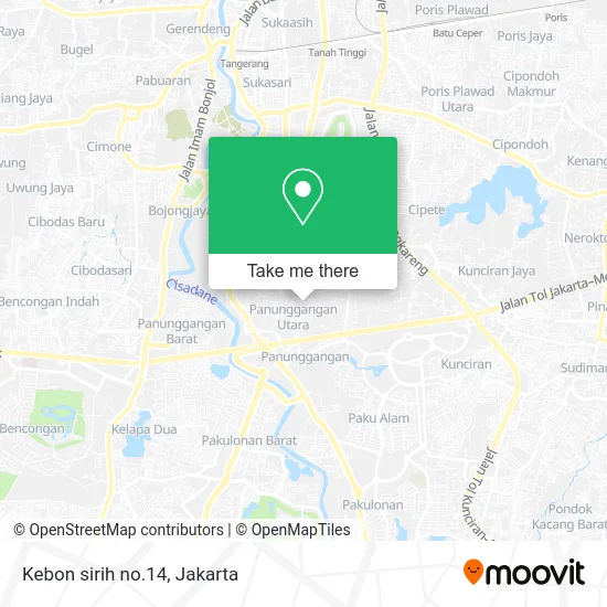 Kebon sirih no.14 map