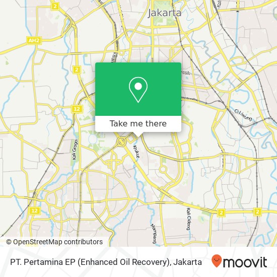 PT. Pertamina EP (Enhanced Oil Recovery) map