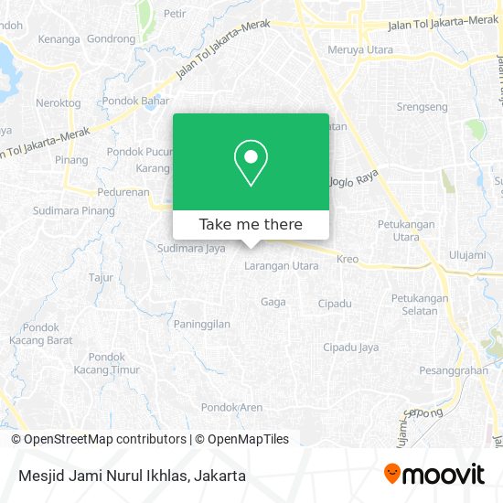 Mesjid Jami Nurul Ikhlas map