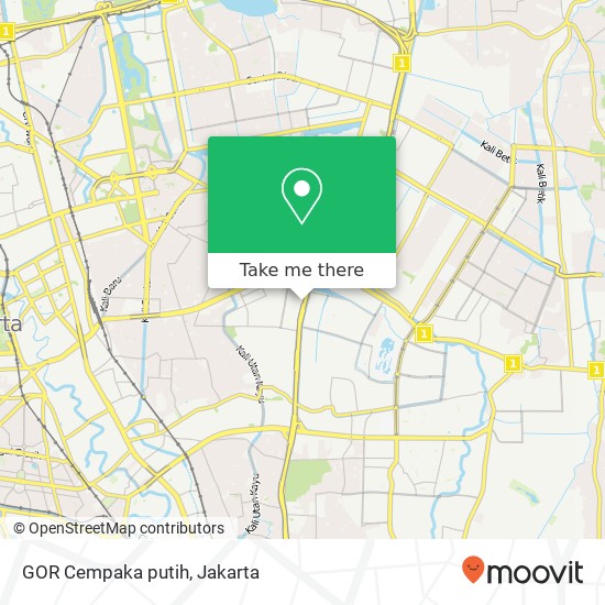 GOR Cempaka putih map