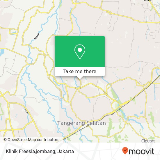 Klinik Freesia,jombang map