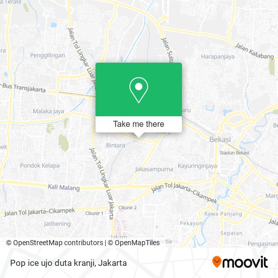 Pop ice ujo duta kranji map