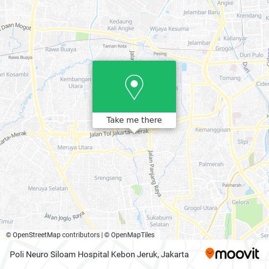 Poli Neuro Siloam Hospital Kebon Jeruk map