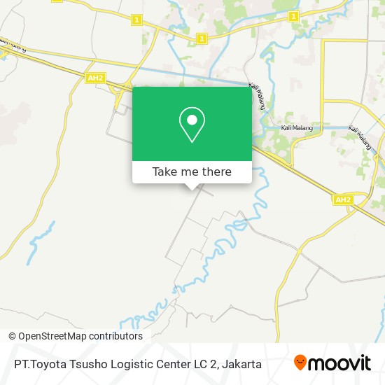PT.Toyota Tsusho Logistic Center LC 2 map