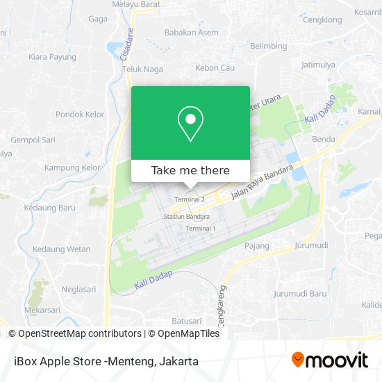 iBox Apple Store -Menteng map
