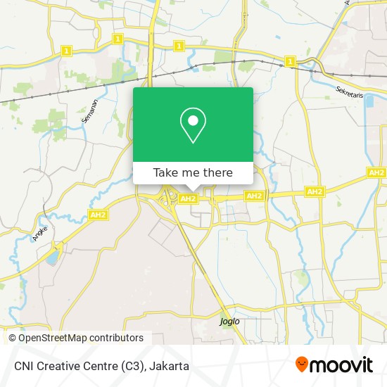 CNI Creative Centre (C3) map